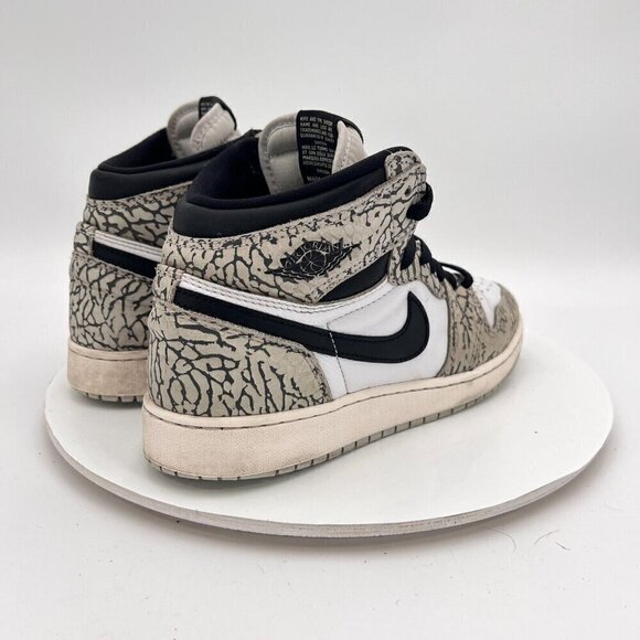 Nike Air Jordan 1 Retro Youth Size 6Y Women 7. 5 FD1437 052 White Elephant Shoe - Picture 5 of 15